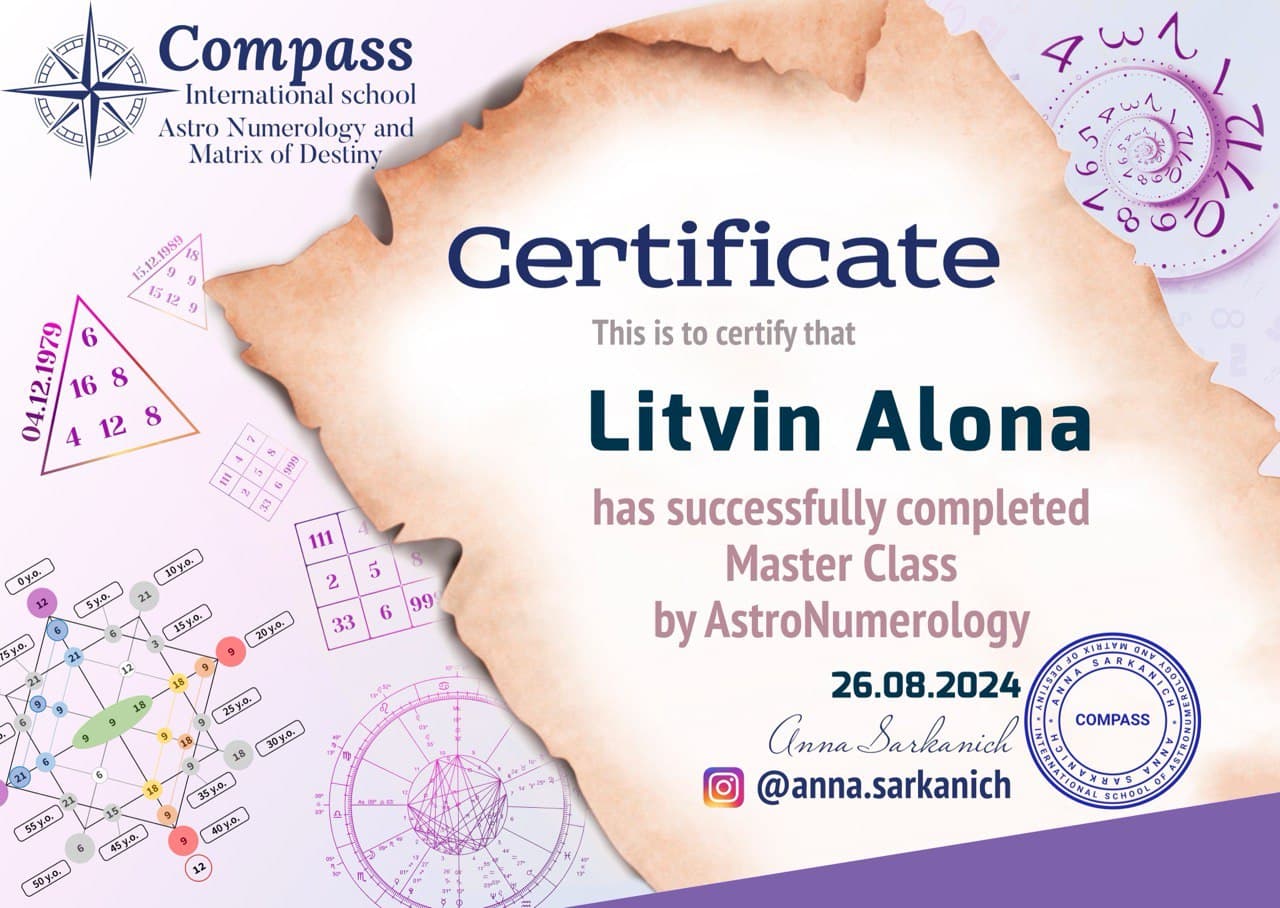 Certificate 1